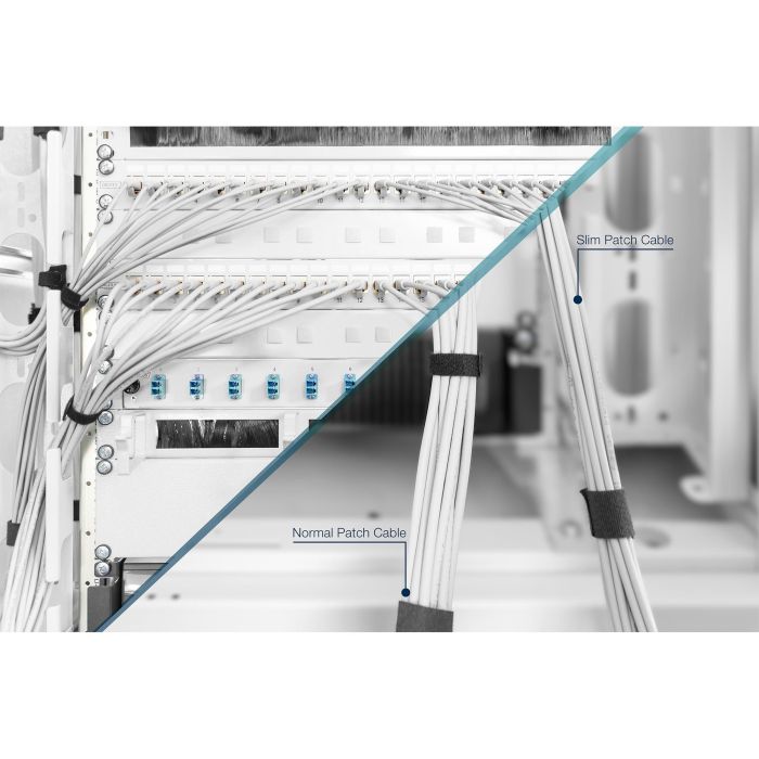 DIGITUS CAT 6A U/FTP Slim Patchkabel 10m grau 2 DIGITUS CAT 6A U/FTP Slim Patchkabel 10m grau 2