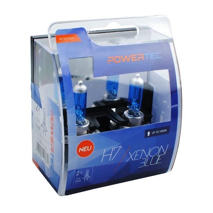 M-Tech Xenon Blue H7 12V 55W PTZXB7-DUO Bombilla Coche Efecto Xenón Azul Pack Dúo 2 M-Tech Xenon Blue H7 12V 55W PTZXB7-DUO Bombilla Coche Efecto Xenón Azul Pack Dúo 2