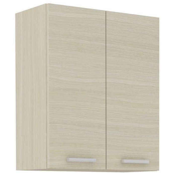 Muebles altos de Chamonix - 2 puertas con bisagras - melamina - decoración de chene - l 60 x d 31 x h 72 cm 3 Muebles altos de Chamonix - 2 puertas con bisagras - melamina - decoración de chene - l 60 x d 31 x h 72 cm 3