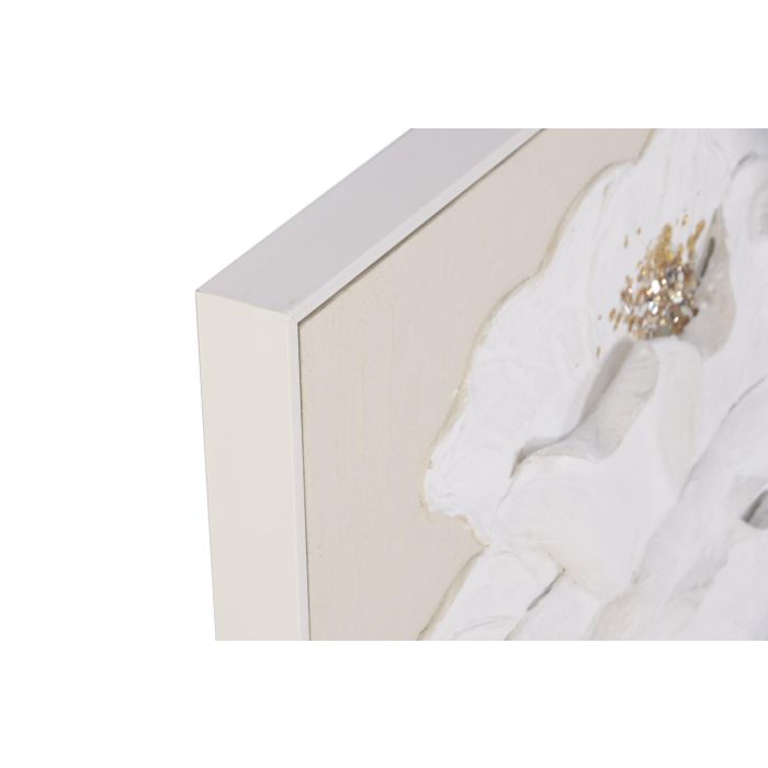 DKD Home Decor Cuadro Shabby Blanco Beige 5 x 82 x 82 cm (2 Unidades) DKD Home Decor Cuadro Shabby Blanco Beige 5 x 82 x 82 cm (2 Unidades)