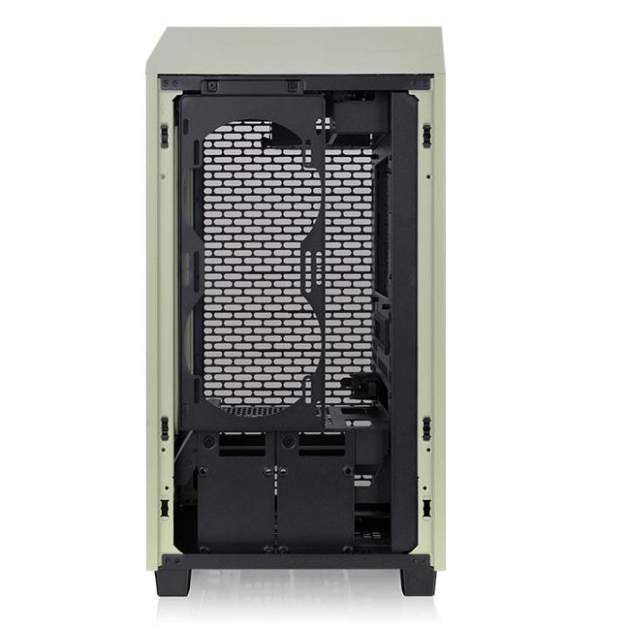 Thermaltake Tower 200 Mini Torre PC Verde con Soporte para Discos Duros 2.5/3.5 pulgadas y Ventiladores 120/140 mm 3