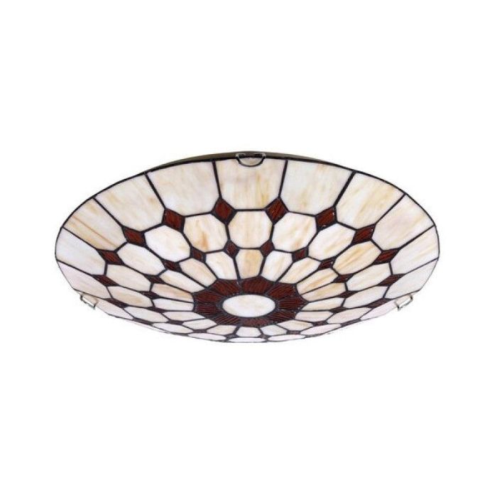 RABALUX RAB-8091 Lámpara de Techo Marvel, Pantalla Tiffany Hecha a Mano, Metal Latón, 2xE27, Diámetro 40 cm, Estilo Clásico. 0 RABALUX RAB-8091 Lámpara de Techo Marvel, Pantalla Tiffany Hecha a Mano, Metal Latón, 2xE27, Diámetro 40 cm, Estilo Clásico. 0