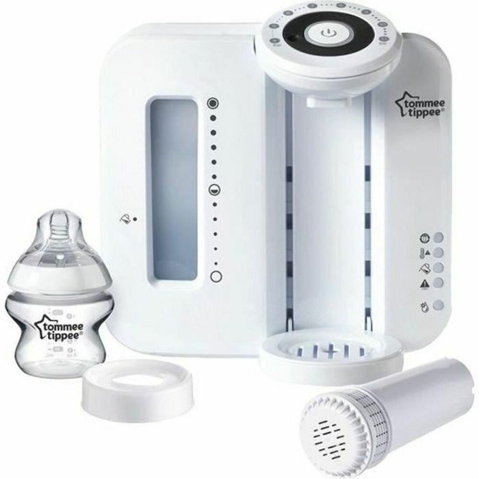 Tommee Tippee Perfect Prep Calienta Biberones y Preparador Botellas Rápido con Función Hot Shot, 37°C, Filtro Agua, Blanco Tommee Tippee Perfect Prep Calienta Biberones y Preparador Botellas Rápido con Función Hot Shot, 37°C, Filtro Agua, Blanco