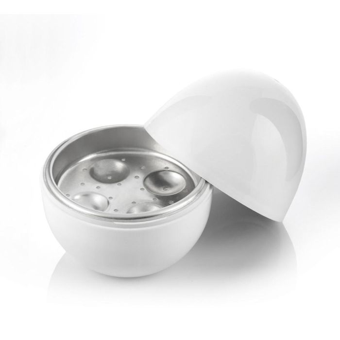 Cuecehuevos para Microondas con Recetario Boilegg InnovaGoods 9 Cuecehuevos para Microondas con Recetario Boilegg InnovaGoods 9