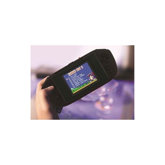 LEXIBOOK Consola Arcade Portátil con 300 Juegos, Pantalla LCD Color 2.8", Gráficos 8-16 bits, para 5-8 años