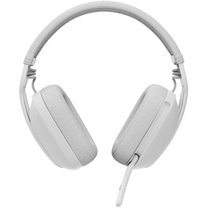 Logitech Zone Vibe 100 Auriculares Diadema Inalámbricos Bluetooth 5.2 Off-White para Llamadas y Música con Cancelación Ruido 2