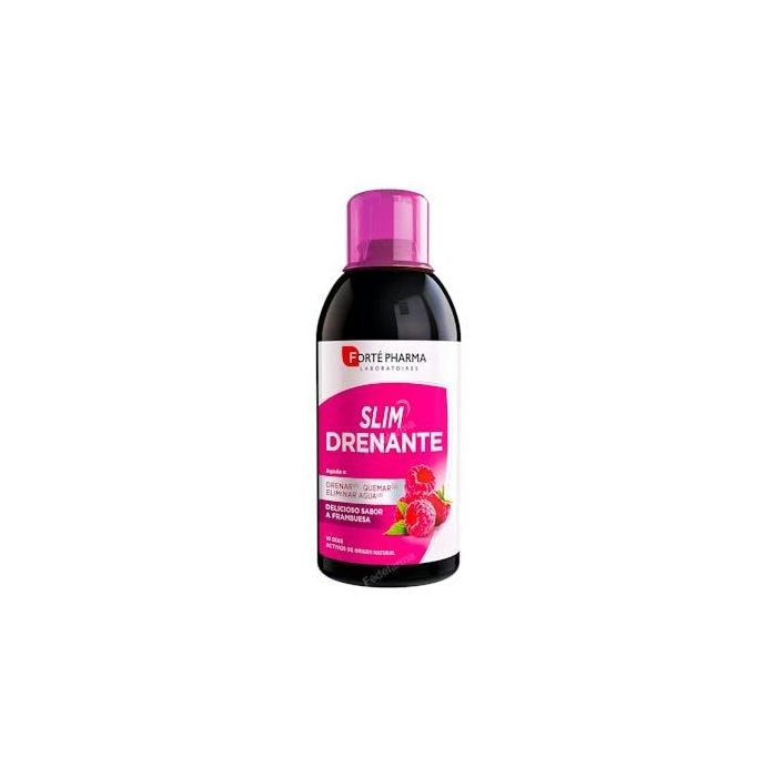 Forte Pharma Turboslim Drenante Frambuesa 500ml - Ayuda a eliminar líquidos y reducir volumen