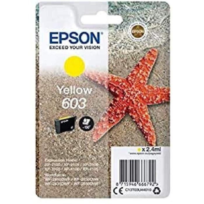 Cartucho de tinta EPSON Singlepack 603 Ink - Amarillo 1 Cartucho de tinta EPSON Singlepack 603 Ink - Amarillo 1