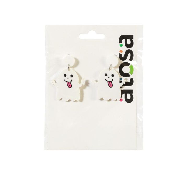 Pendientes De Fantasma Blanco Para Halloween 1 Pendientes De Fantasma Blanco Para Halloween 1