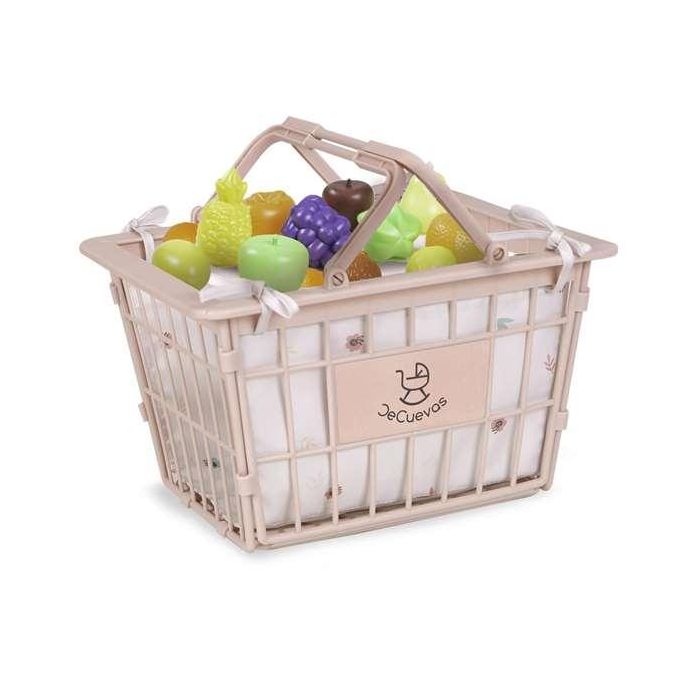 Decuevas Carro Compra Portabebe Koala con Set 12 Frutas para Muñecas hasta 50cm 30x50x62 cm 3