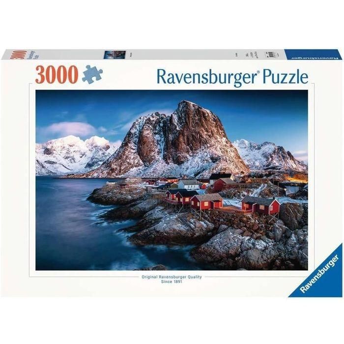 Ravensburger Rompecabezas 17081 Lofoten, Noruega 3000 piezas para adultos y niños a partir de 12 años, multicolor