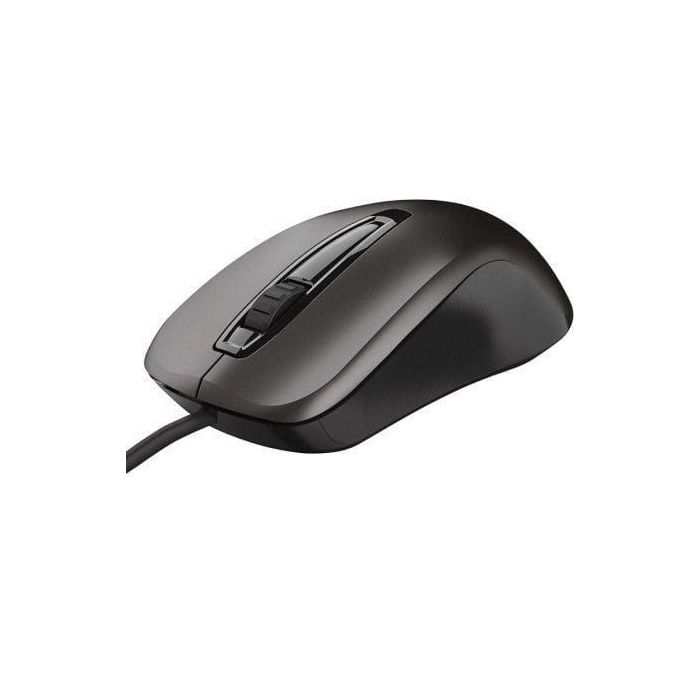 Trust Ratón Carve Cable Usb 1200Dpi Ambidiestro 3 Botones Negro