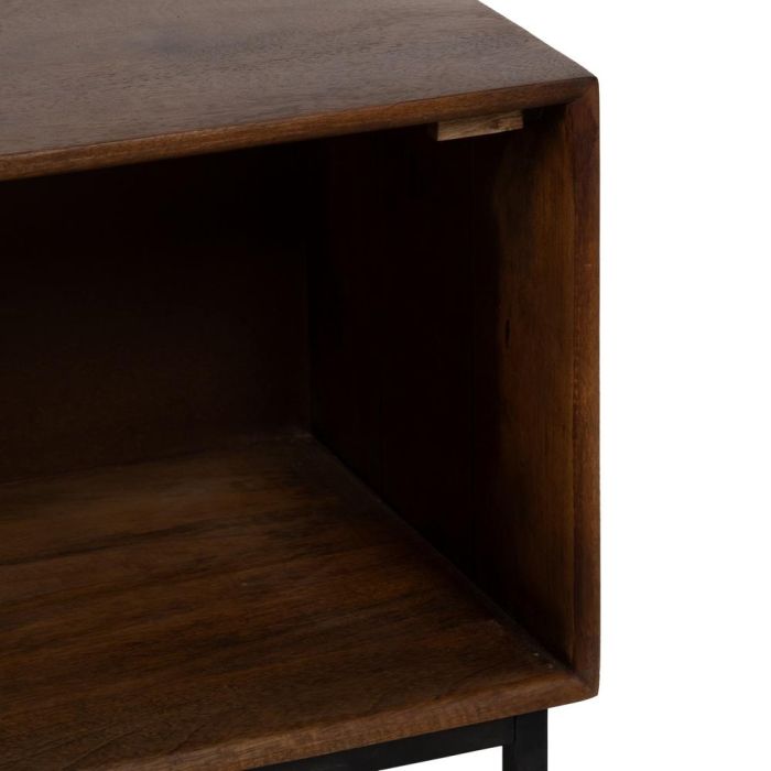 Mesita Madera de Mango Dormitorio 50 X 40 X 50 cm