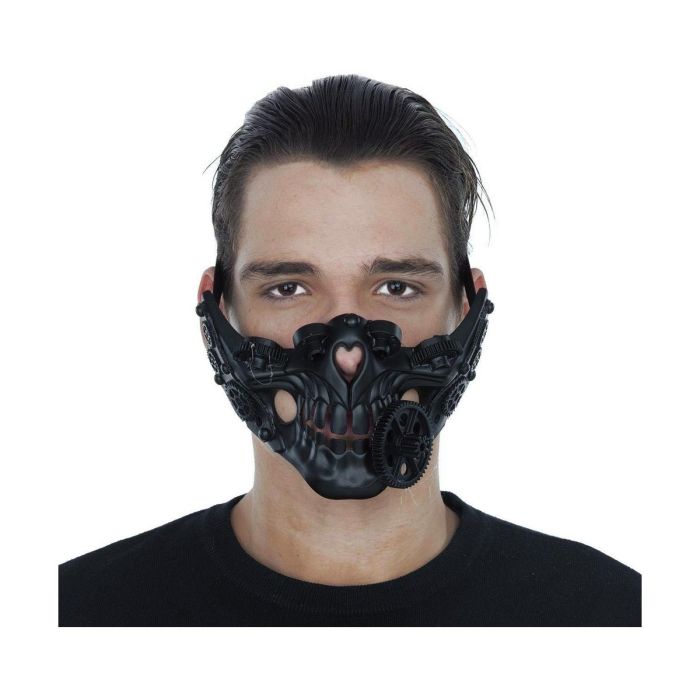 Mascarilla steampunk negro one size Mascarilla steampunk negro one size