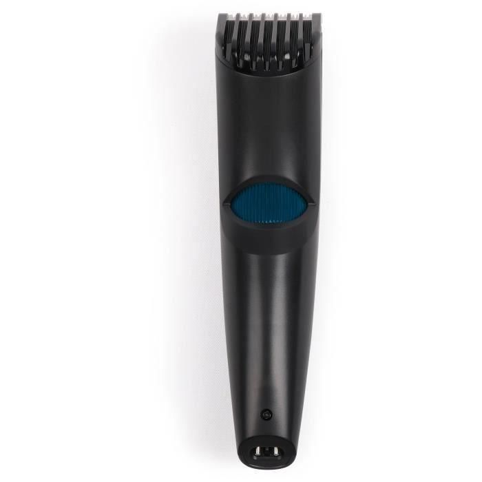 Recortadora de barba recargable - LIVOO - DOS186 - 5 W - 90 min - Hasta 10 mm - 20 longitudes - Negro/Azul 2 Recortadora de barba recargable - LIVOO - DOS186 - 5 W - 90 min - Hasta 10 mm - 20 longitudes - Negro/Azul 2