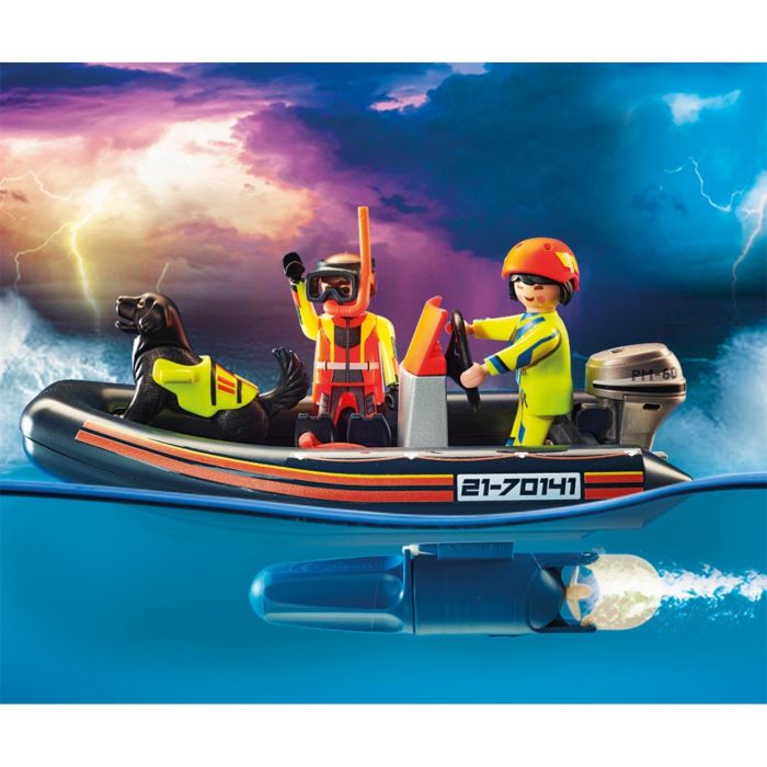 Rescate Polar Con Bote 70141 Playmobil 1