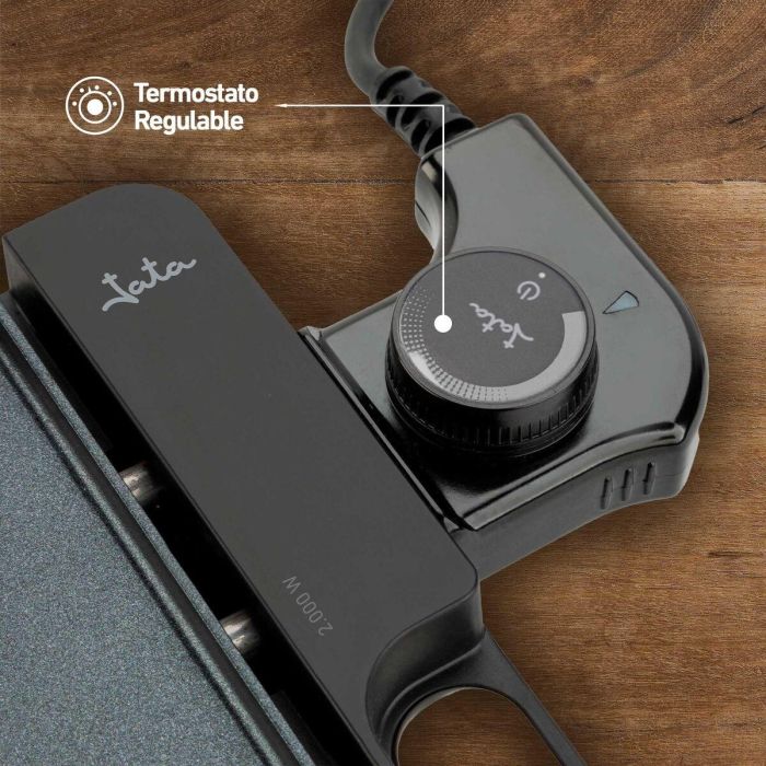 Plancha de Cocina JATA JEGR1246 Negro 2000 W 3 Plancha de Cocina JATA JEGR1246 Negro 2000 W 3