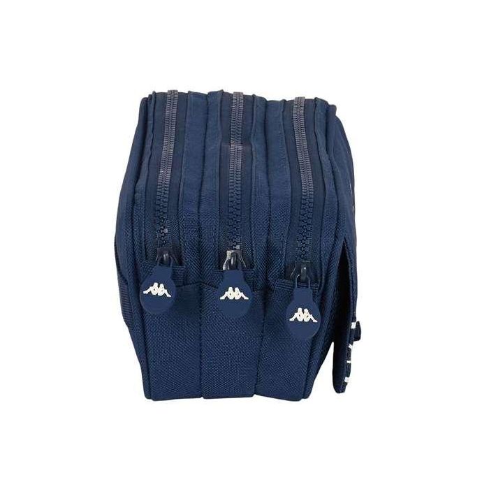 Portatodo Triple Kappa Navy Azul marino (21,5 x 10 x 8 cm) 1 Portatodo Triple Kappa Navy Azul marino (21,5 x 10 x 8 cm) 1
