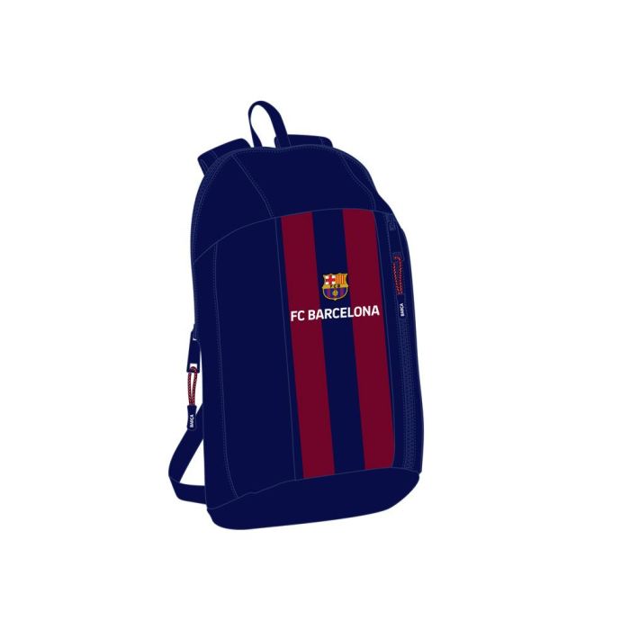 Mini Mochila Safta Con Cremallera Vertical F.C. Barcelona 390x220x100 mm