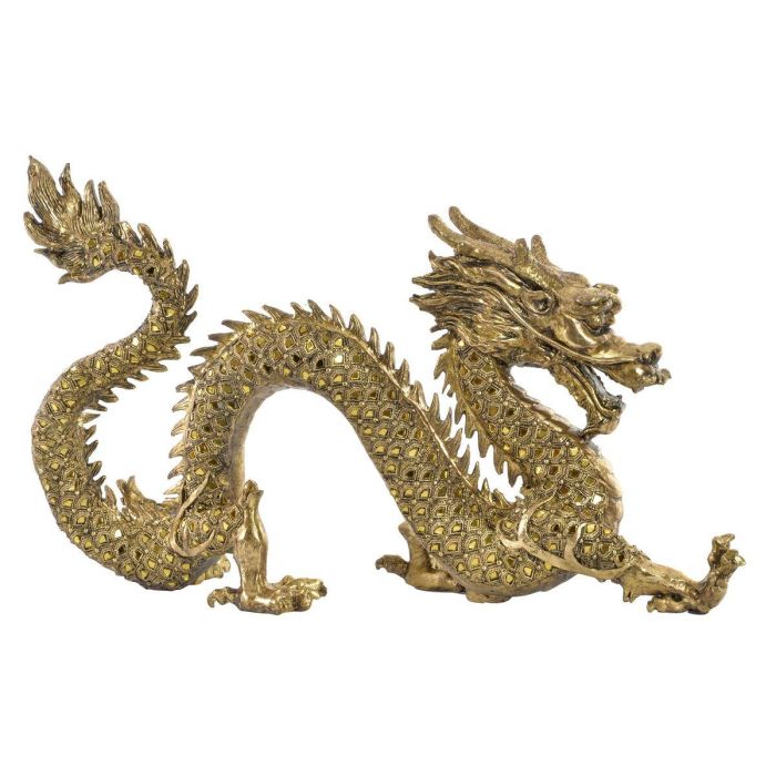 Figura Oriental DKD Home Decor Dorado 14 x 32 x 52 cm