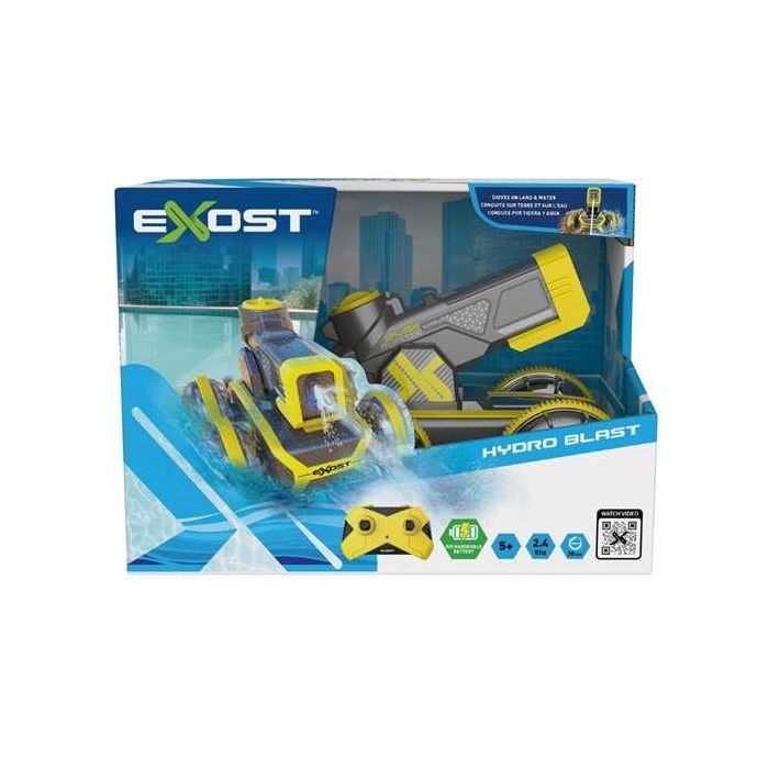Exost Coche RC Phyton Blaster Teledirigido con Lanzador de Agua, Alcance 5m, para Niños +3 Años
