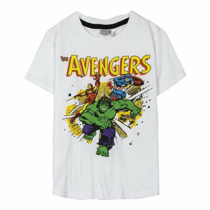Camiseta corta single jersey marvel talla 14 años Camiseta corta single jersey marvel talla 14 años