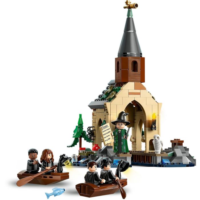 LEGO 76426 Harry Potter Cobertizo Castillo Hogwarts: La Piedra Filosofal - Set de Construcción con 7 Minifiguras y Botes 2 LEGO 76426 Harry Potter Cobertizo Castillo Hogwarts: La Piedra Filosofal - Set de Construcción con 7 Minifiguras y Botes 2