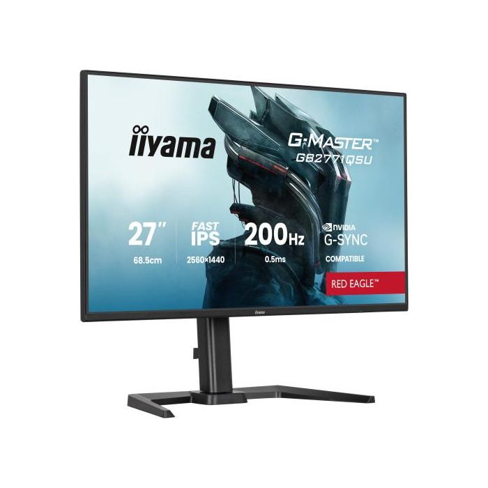Iiyama Gb2771Qsu-B1 Pantalla para Pc 68,6 Cm (27") 2560 X 1440 Pixeles Wide Quad Hd Negro 3
