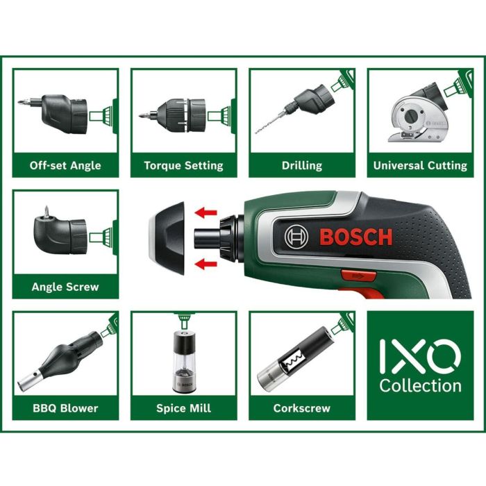 Bosch AUC4053423234589 Atornillador inalámbrico IXO 7 con 10 puntas y caja de almacenamiento 5 Bosch AUC4053423234589 Atornillador inalámbrico IXO 7 con 10 puntas y caja de almacenamiento 5