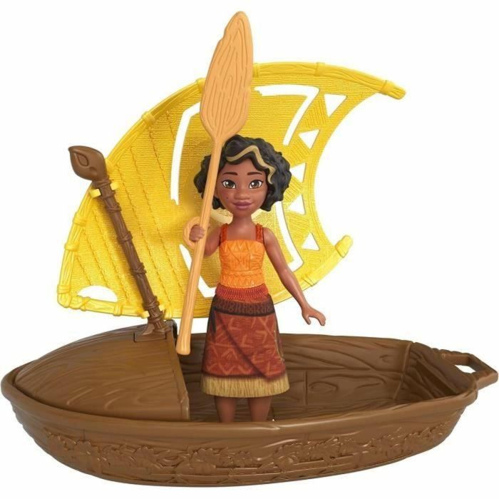 Mattel JBT68 - Pirogue con 3 Sorpresas del Personaje Vaiana 2, Disney Princess 1