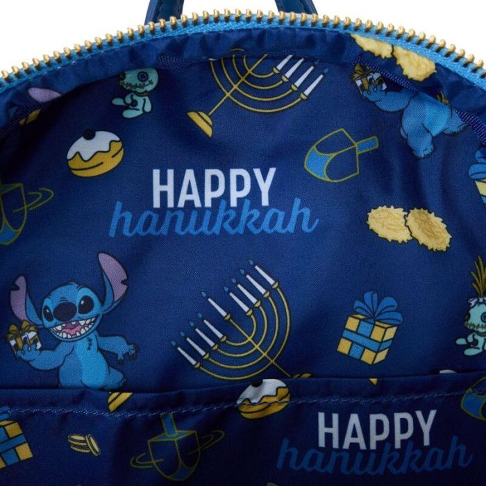 Mochila Menorah Stitch Disney Loungefly 5