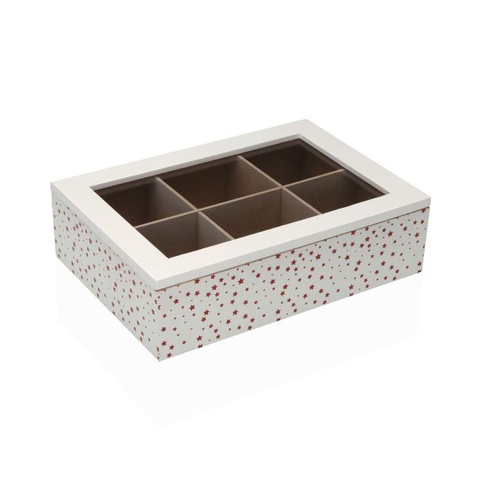 Caja para Infusiones Versa STELLA Madera 17 x 7 x 24 cm