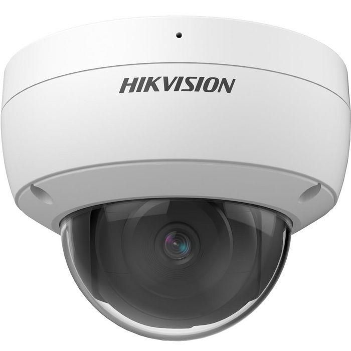 Hikvision Cámara IP minidomo 4M 2.8mm MD 2.0 antivandálico IR30 WDR IK10 IP67 12V/PoE. Micrófono 2
