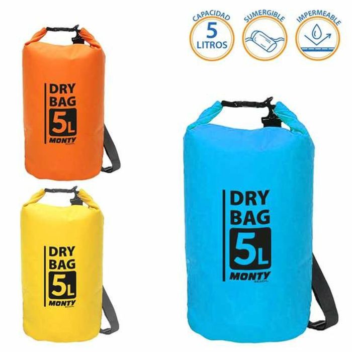 Bolsa impermeable 5 litros (sumergible) 18 x 36 cm - modelos surtidos 2 Bolsa impermeable 5 litros (sumergible) 18 x 36 cm - modelos surtidos 2