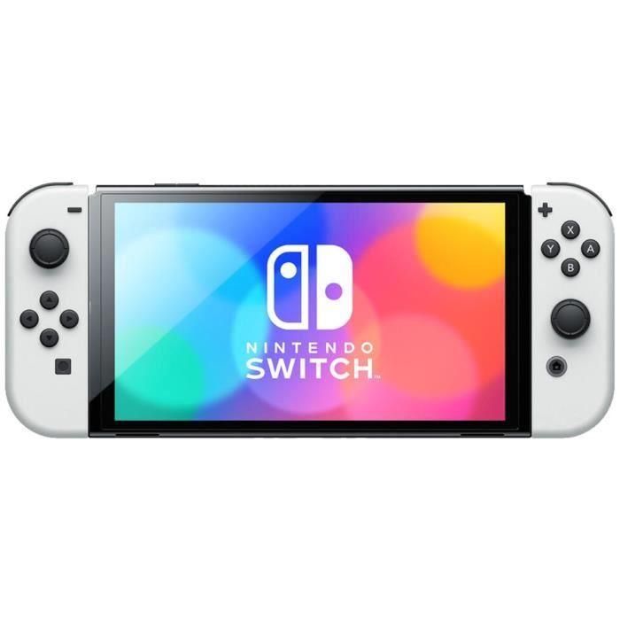 Consola Nintendo Switch - Modelo OLED  Blanca + Super Mario Bros. Wonder (Preinstalado) + 12 meses de suscripción NSO (Código) 2