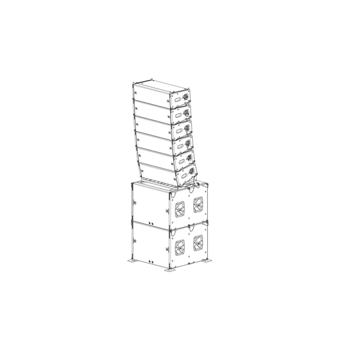 JBLPRO Placa Base 50.8cm Ancho x 35.6cm Alto x 86.4cm Largo 1