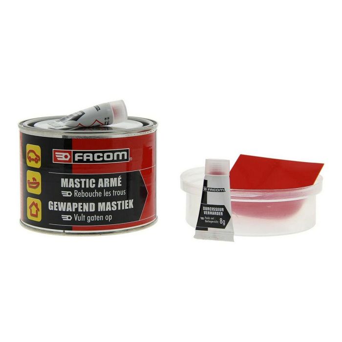 FACOM Masilla Reforzada Fibra de Vidrio para Protección Metal Anticorrosión 600 g 4 FACOM Masilla Reforzada Fibra de Vidrio para Protección Metal Anticorrosión 600 g 4