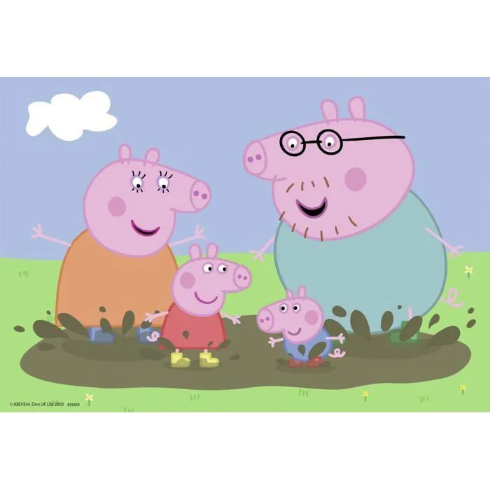 Ravensburger Puzzle Vida Familiar Peppa Pig 2x24 piezas para niños 3 Ravensburger Puzzle Vida Familiar Peppa Pig 2x24 piezas para niños 3
