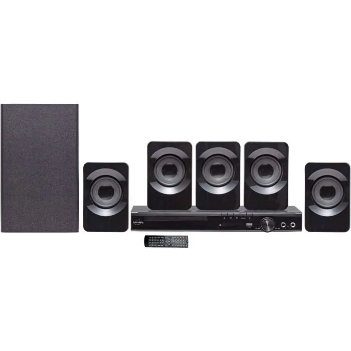 Inovalley Home Cinema 5.1 300W con Bluetooth y Reproductor DVD 2