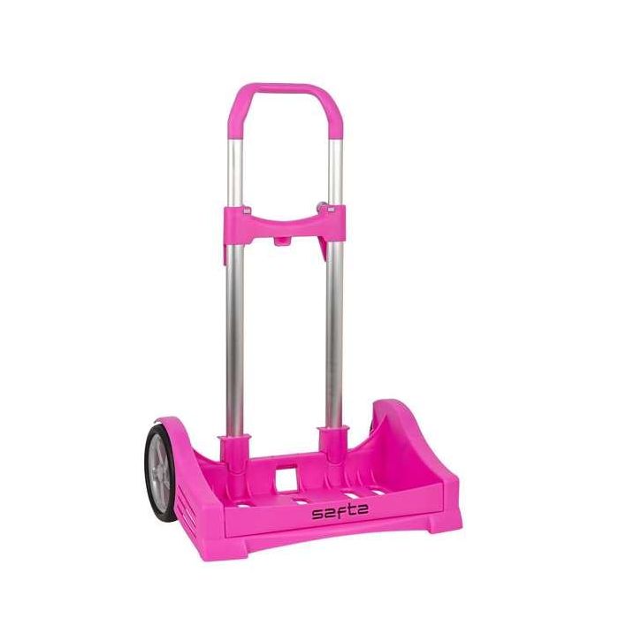 Safta Carro Portamochilas Evolution P.241C Trolley Fucsia, Escolar, Fabricado en España, 2 años de Garantía 4 Safta Carro Portamochilas Evolution P.241C Trolley Fucsia, Escolar, Fabricado en España, 2 años de Garantía 4