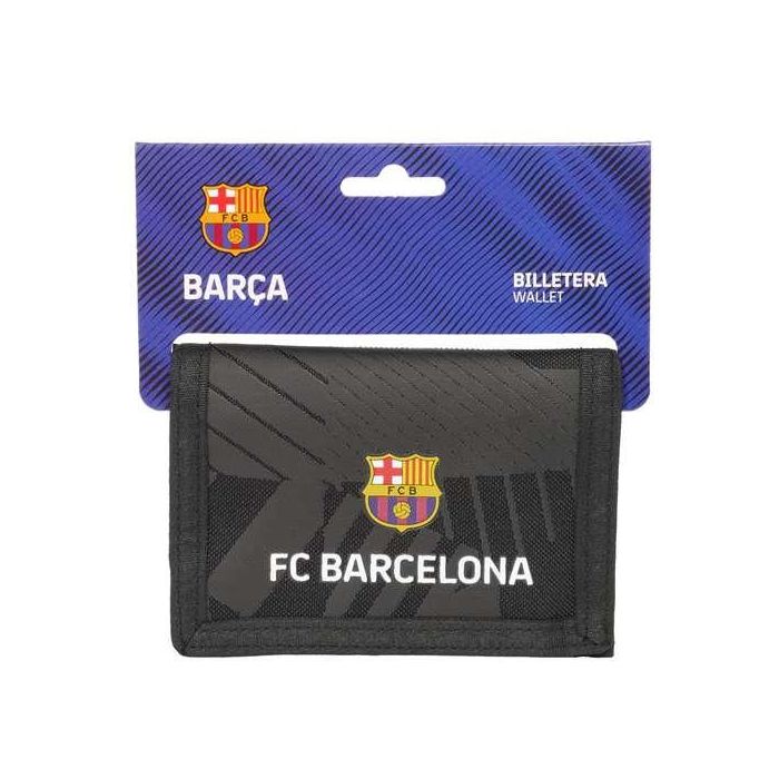 Billetera f.c.barcelona "black" 12,5x9,5x1 cm