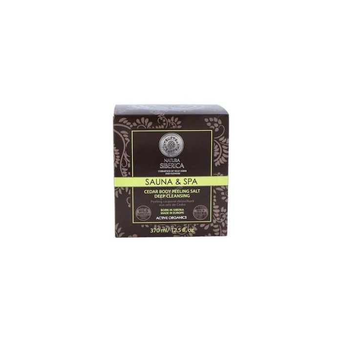 NATURA SIBERICA Peeling Corporal Detox con Cedro 370ml - Purificante y Vegano