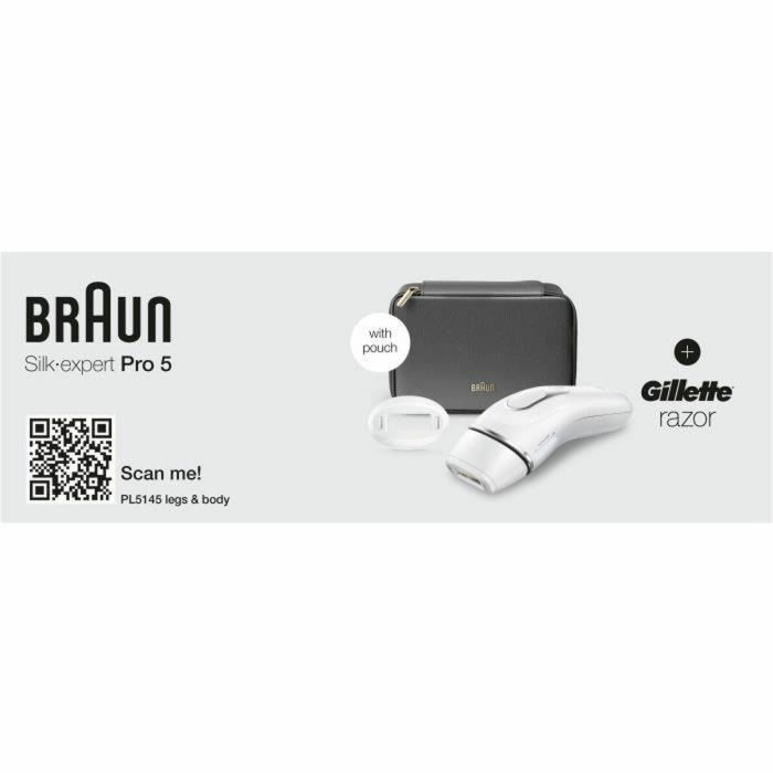 Braun Depiladora de luz pulsada Silk-expert Pro 5 IPL PL5145 Blanco, verde y negro 13 Braun Depiladora de luz pulsada Silk-expert Pro 5 IPL PL5145 Blanco, verde y negro 13