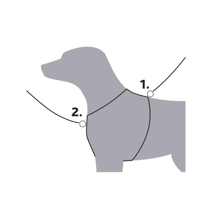 Arnés para Mascotas Trixie Trekking Azul Grafito L 2 Arnés para Mascotas Trixie Trekking Azul Grafito L 2