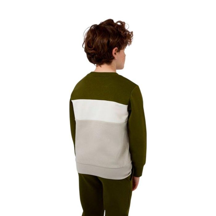 Sudadera sin Capucha Niño Champion Icons Plus Verde Oliva S