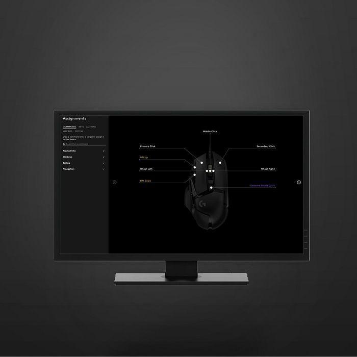 Logitech G502 Hero Ratón Gaming Negro, Sensor HERO, 25.600 DPI, USB 1000Hz, Memoria Integrada, LIGHTSYNC RGB 7 Logitech G502 Hero Ratón Gaming Negro, Sensor HERO, 25.600 DPI, USB 1000Hz, Memoria Integrada, LIGHTSYNC RGB 7