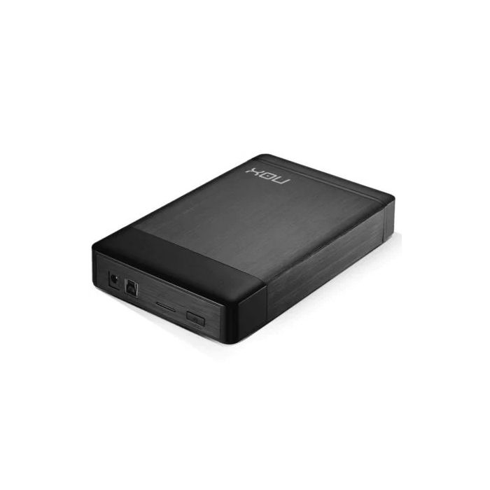 Nox NXLITEHDD35 Caja Externa para Disco Duro 3.5" SATA USB 3.0 Negra Aluminio Ligera Compacta 1