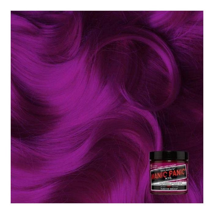 Tinte semipermanente Manic Panic CLASSIC FUSCHIA SHOCK - Vegano, sin amoniaco, parabenos ni PPD 2 Tinte semipermanente Manic Panic CLASSIC FUSCHIA SHOCK - Vegano, sin amoniaco, parabenos ni PPD 2