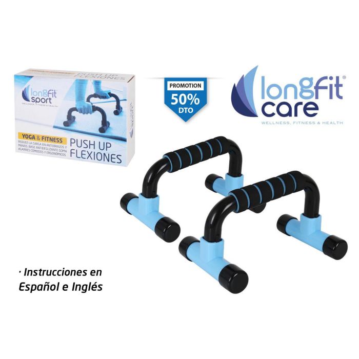 Push-Up Flexiones Longfit Sport por Inde (3 Unidades) Push-Up Flexiones Longfit Sport por Inde (3 Unidades)