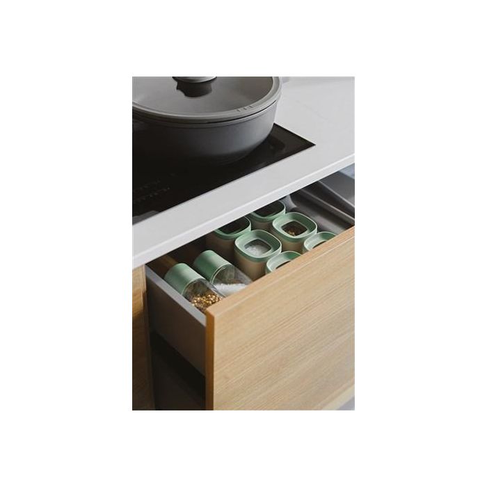 Berghoff 3950403 Molinillos de Sal y Pimienta Balance, Mecanismo de Cerámica Ajustable, Hechos de Plásticos Reciclados, Juego Imprescindible para Cocina 1